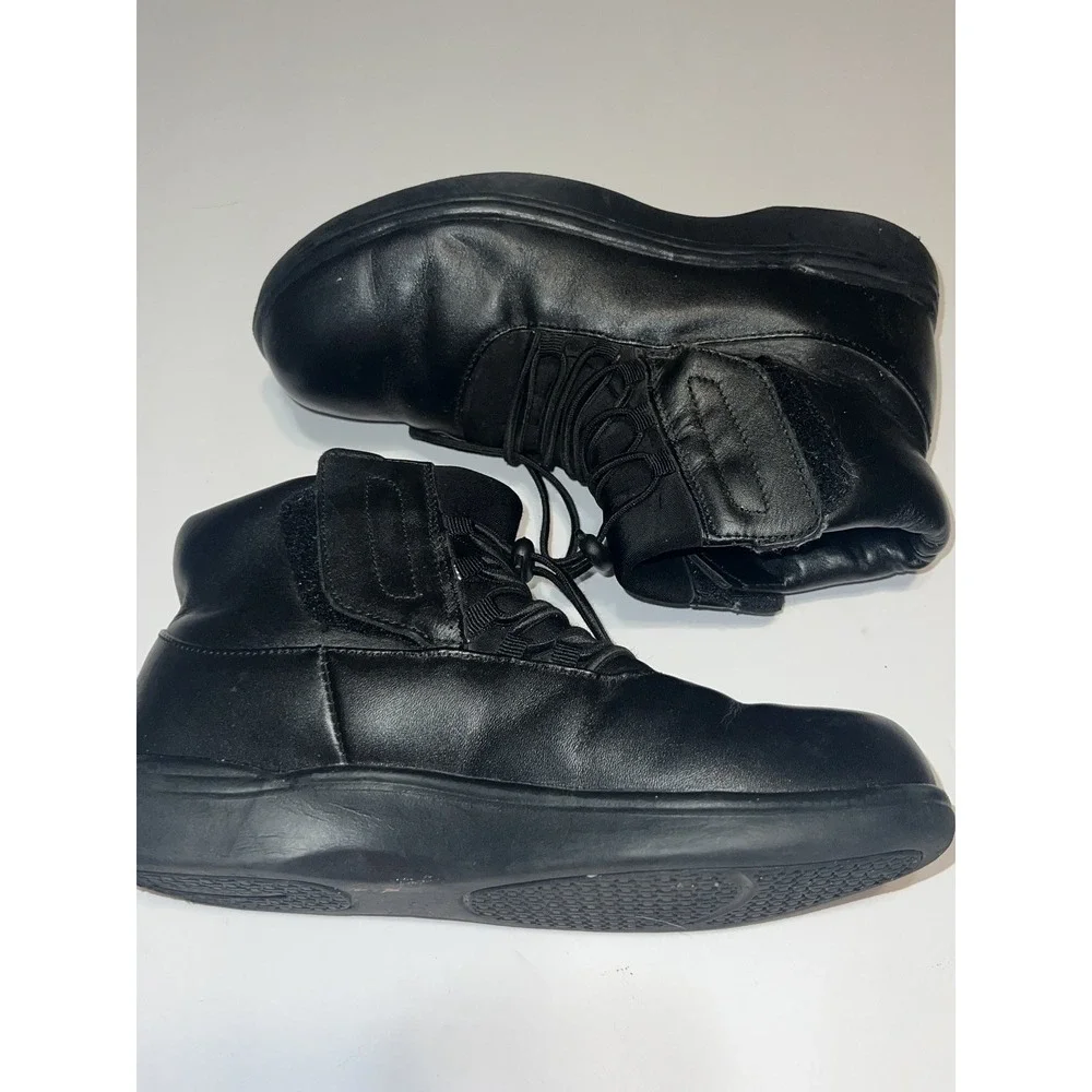 SureFit Boots Men's Black Size 7 Leather Comfort Lace-Up‎ Work Boots